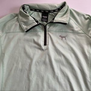 PINK half zip. Size large